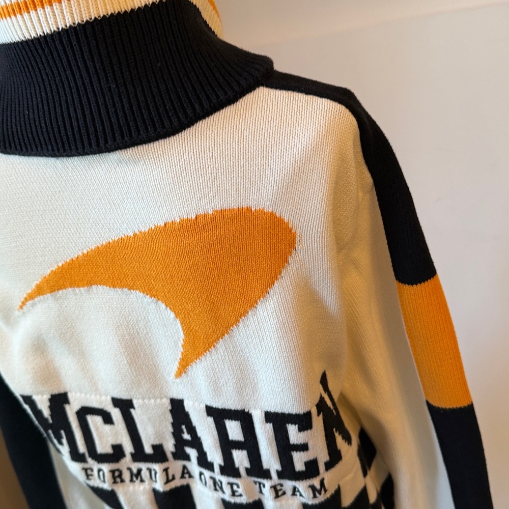 Anthropologie x The Wild Collective McLaren Graphic Cardigan Sweater Sz S